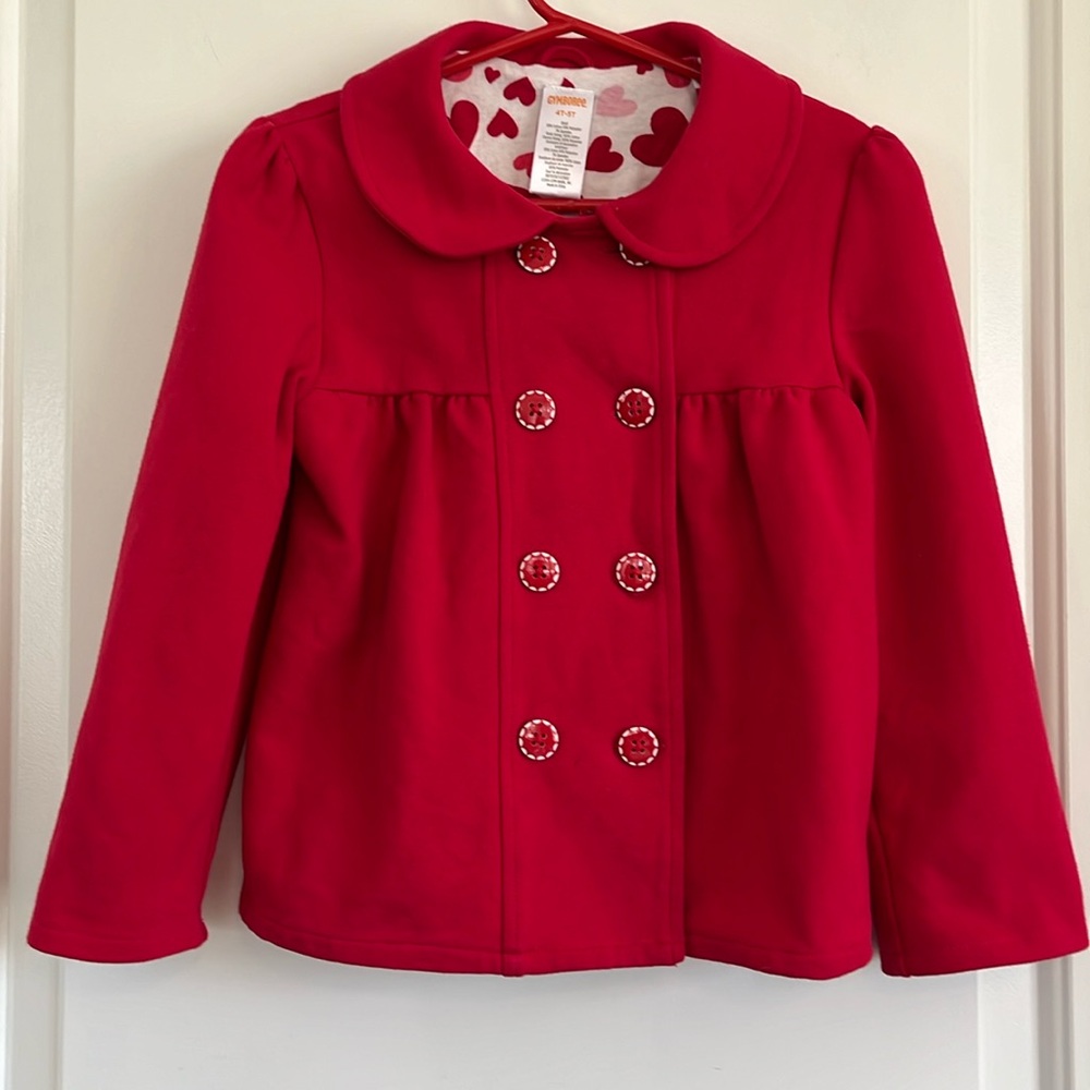 Gymboree double breasted jacket size 4t-5t